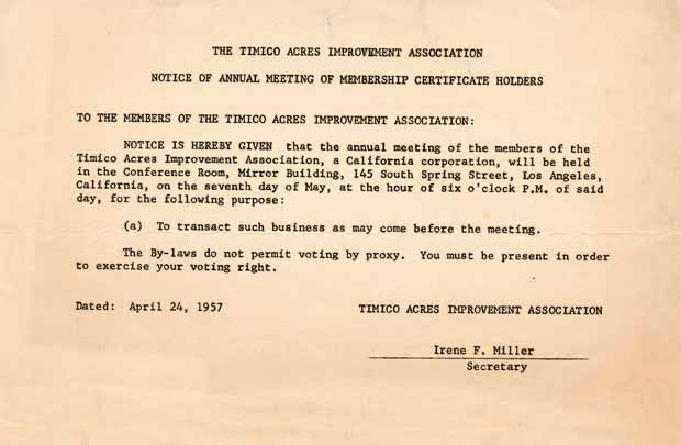 Meeting notice